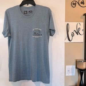 Mens HippyTree Supply Co Tee BISON Let Them Roam hippy tree